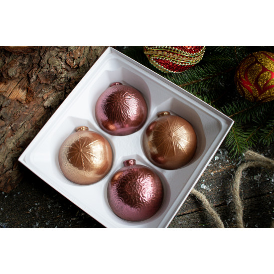 Новогодние елочные шары с шоколада